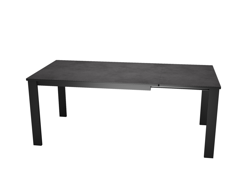 Стол DikLine DKT130 Керамика мрамор Бронза/подстолье черное/опоры черные фото 4