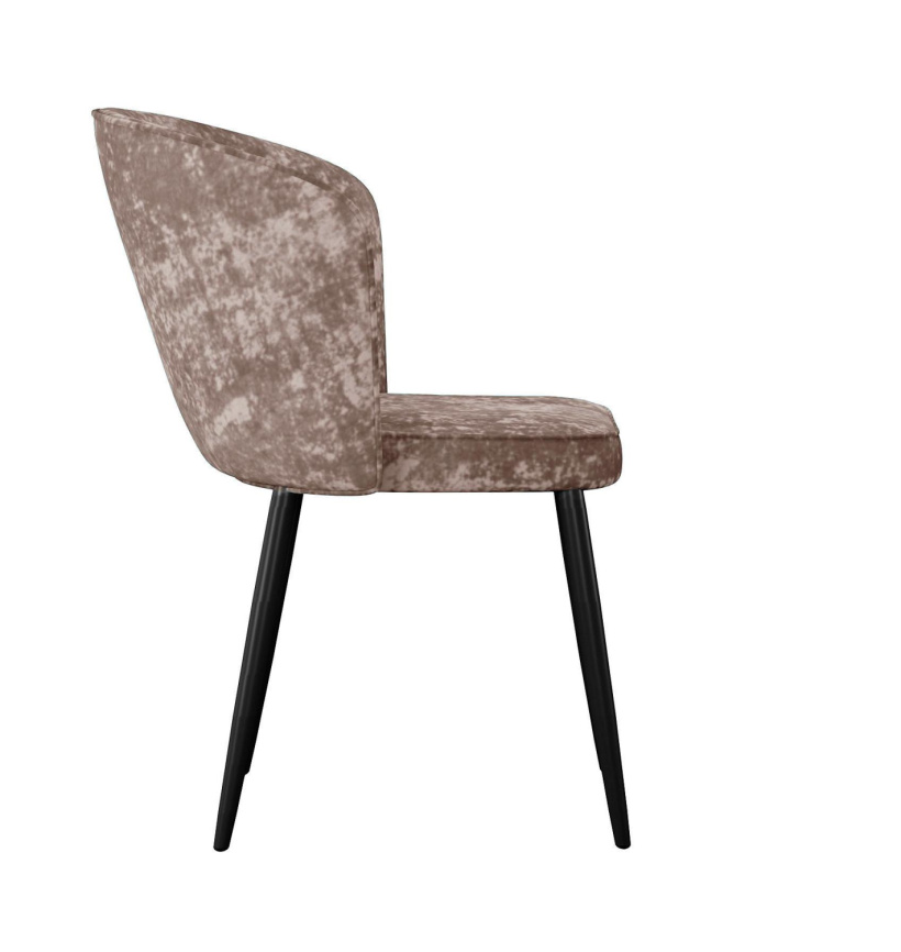 Стул DikLine 347 M05 шоколад, ножки черные фото 4