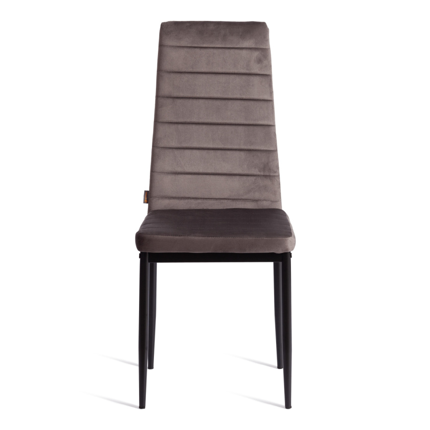 Стул Easy (mod. JSC02-1) металл, флок, 41 х 52 х 96 см, Dark grey (темно-серый) HLR24 / черный фото 6