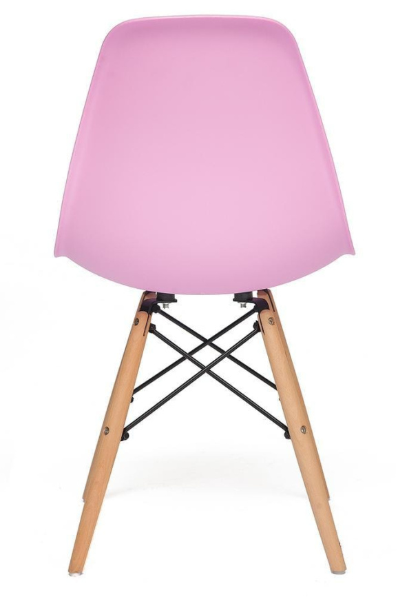 Стул CINDY (EAMES) (mod. 001) / 1 шт. в упаковке дерево бук/металл/сиденье пластик, 51x46x82.5см, св фото 4