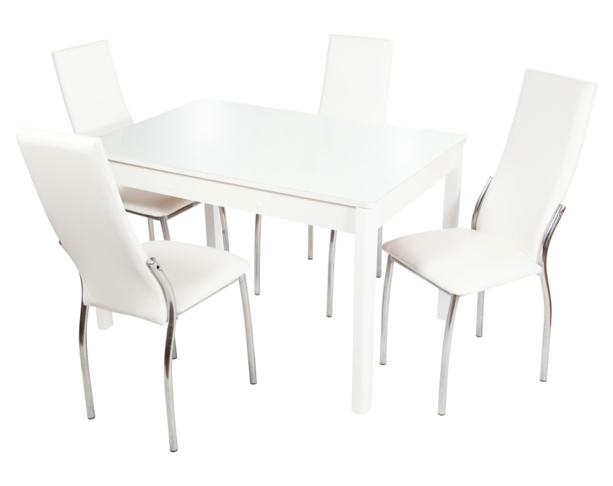 Обеденная группа Гамбург/Асти белый (100294, 101423) фото 1