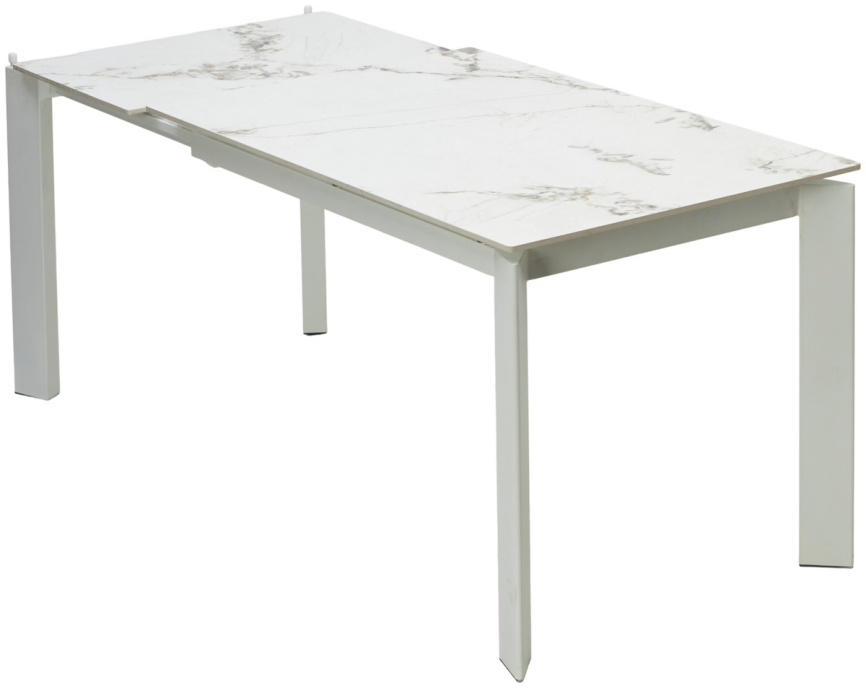 Стол КОРНЕР (CORNER) 120 цвет ГОЛДЕН ЖАДЕ (GLOSS GOLDEN JADE SOLID CERAMIC) / БЕЛЫЙ, ®DISAUR фото 12