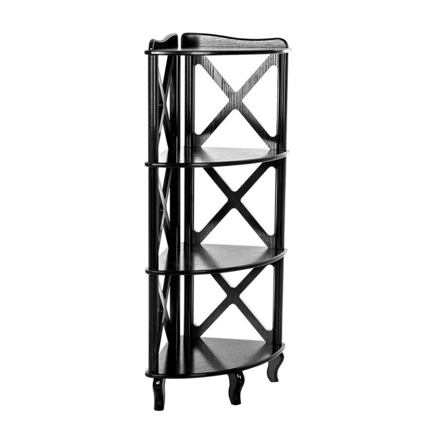 Этажерка-стеллаж угловая "Джульетта"-3 (венге) Вис фото 2