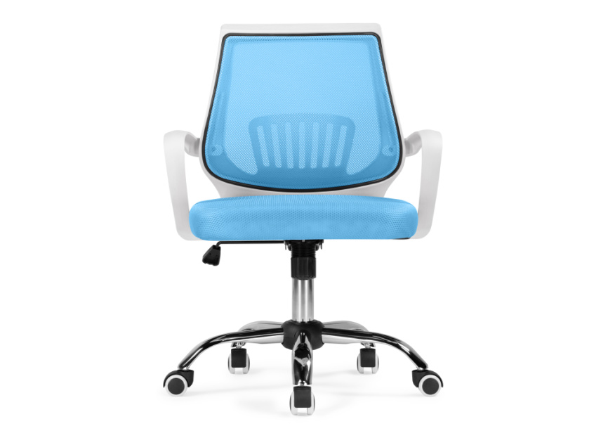 Компьютерное кресло Ergoplus blue / white фото 2