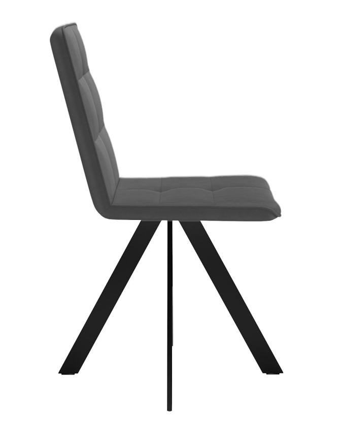 Стул DikLine 230 поворотный B28 ANTRACITE, ножки черные фото 2