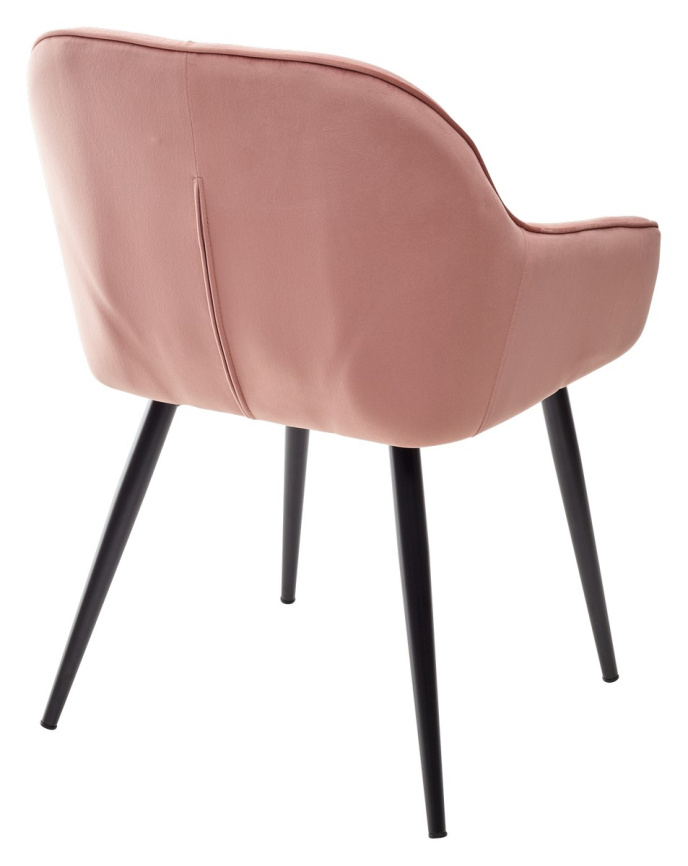 Стул BREEZE BLUVEL-52 PINK/ черный каркас, велюр М-City фото 6