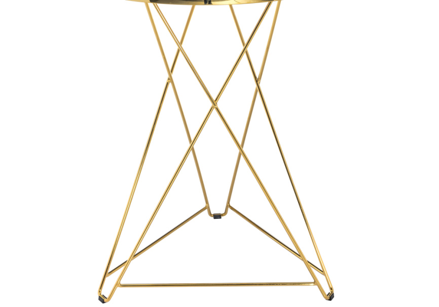 Стол деревянный Milena white / gold фото 3