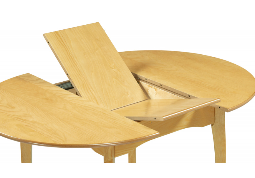 Стол деревянный Распи круглый 90(120)х90х76 бук фото 4