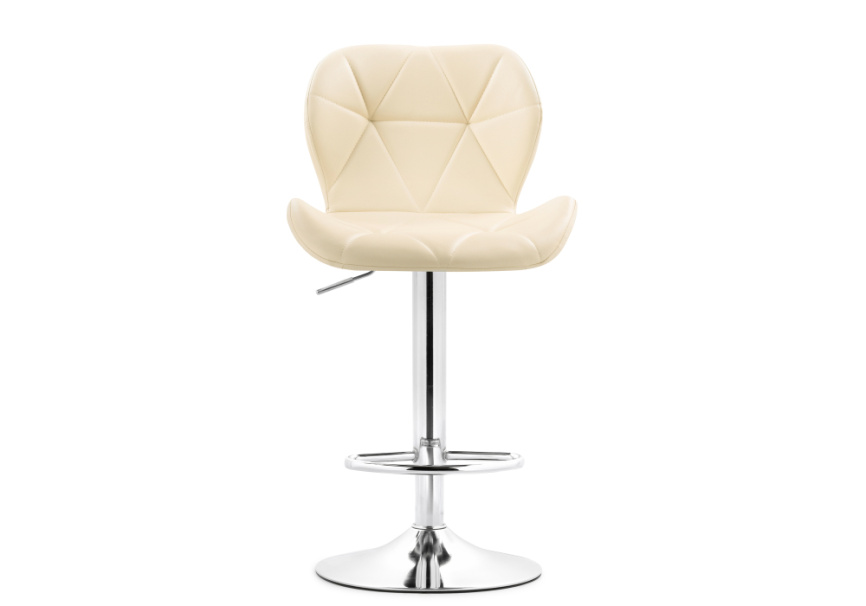 Барный стул Trio beige / chrome фото 2