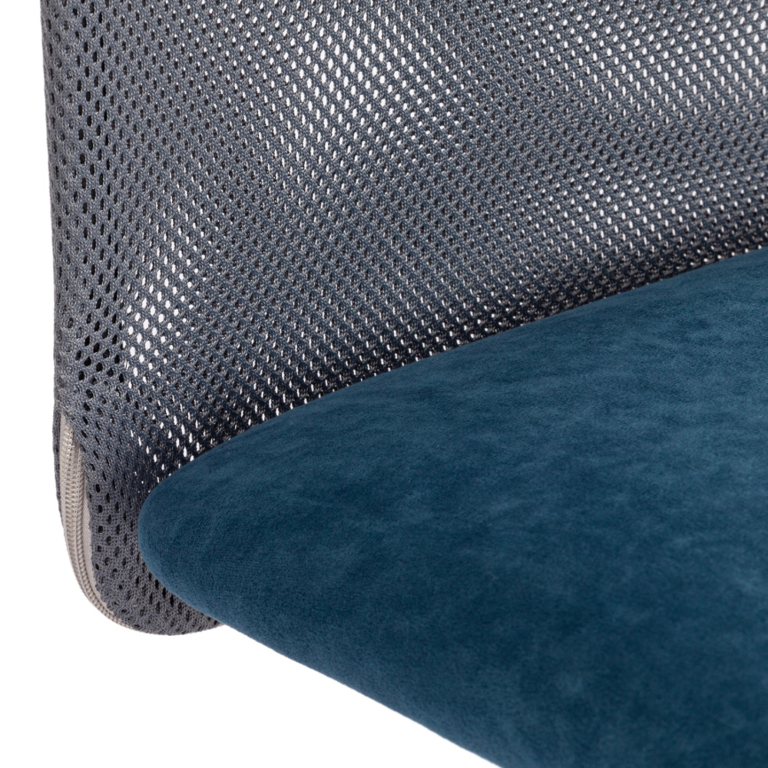 Кресло Старт/Start флок/ткань, синий/серый, 32/W-12 фото 7