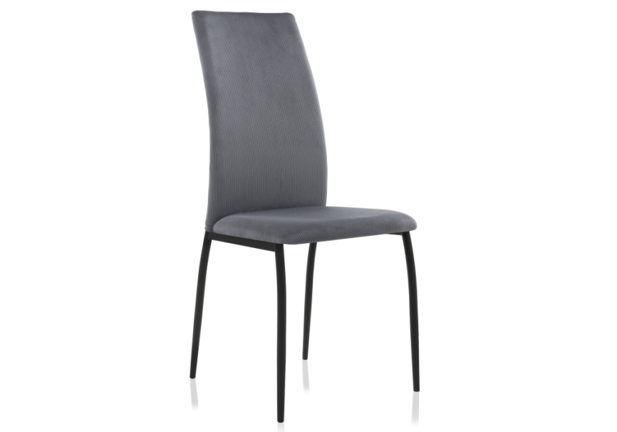 Стул на металлокаркасе Tod gray / black фото 1