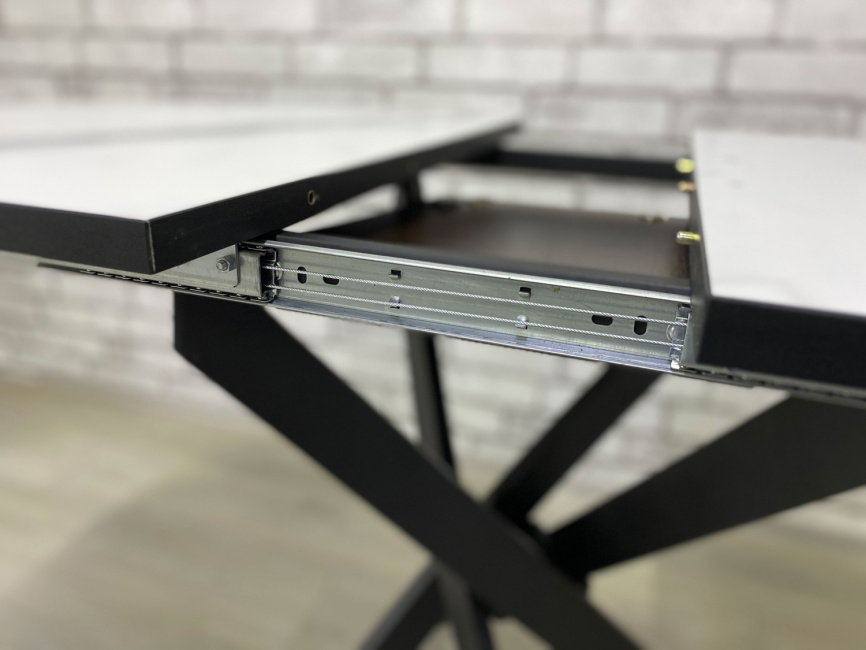 Стол Андромеда 2, Черный муар/Мрамор фото 8