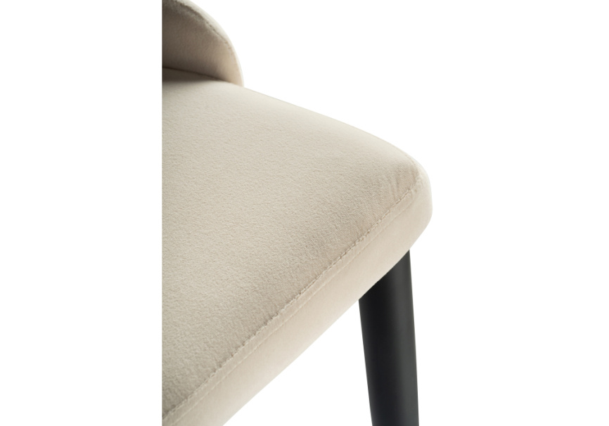 Стул на металлокаркасе Kora beige / black фото 8