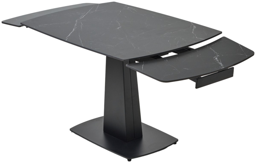 Стол BALDE 140 MATT BLACK MARBLE SOLID CERAMIC / BLACK, ®DISAUR фото 11