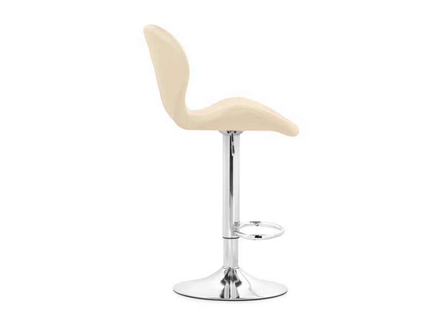Барный стул Trio beige / chrome фото 3