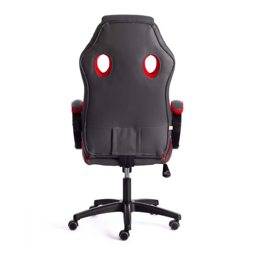 Кресло Рейсер Гт Нью/Racer Gt New кож/зам/ткань, металлик/красный, 36/08 фото 4