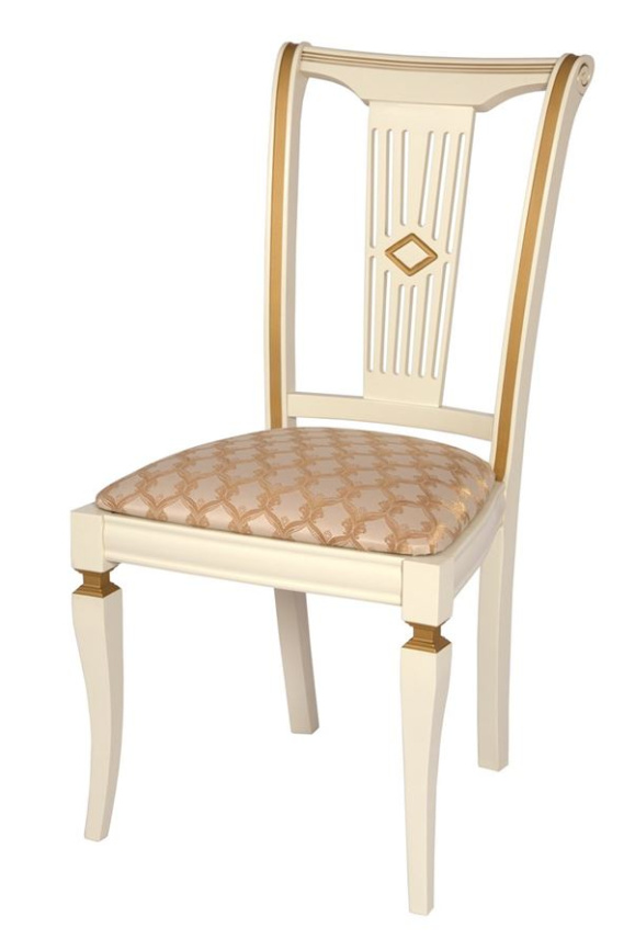 Стул "Милорд №4" (1013/патина золото / ткань Офелия 29/2 com) фото 1