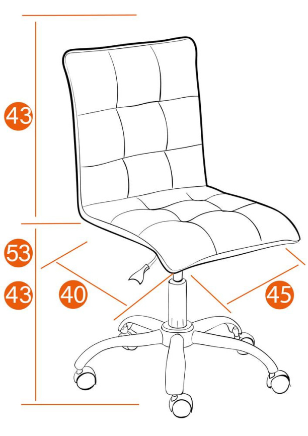 Кресло Зеро/Zero кож/зам, металлик, 36 фото 8
