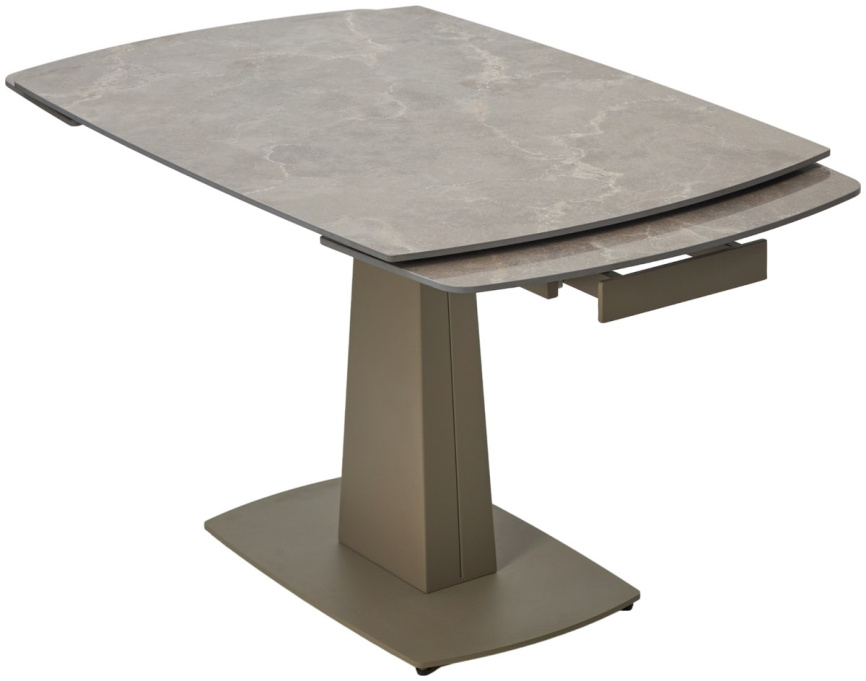 Стол BALDE 120 MATT LATTE STONE SOLID CERAMIC/ TAUPE, ®DISAUR фото 9