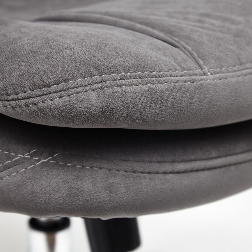 Кресло Софти Люкс/Softy Lux флок , серый, 29 фото 3