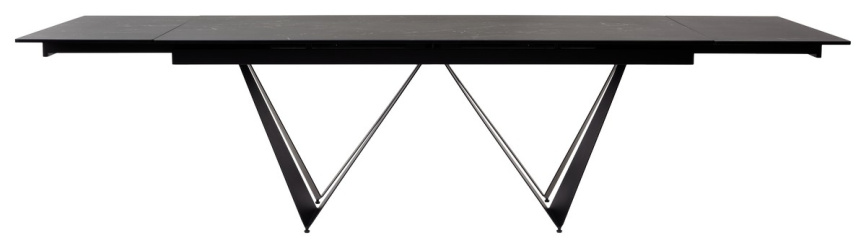 Стол RIETI 200 NERO KL-116 Черный мрамор матовый, итальянская керамика/ черный каркас, ®DISAUR фото 8
