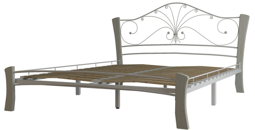 Кровать КМД 5-01 Фортуна 4 Лайт 160х200, Белый фото 1