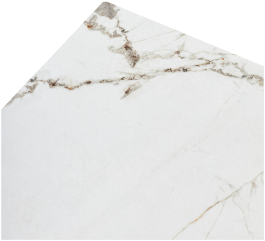 Стол КОРНЕР (CORNER) 120 цвет ГОЛДЕН ЖАДЕ (GLOSS GOLDEN JADE SOLID CERAMIC) / БЕЛЫЙ, ®DISAUR фото 5