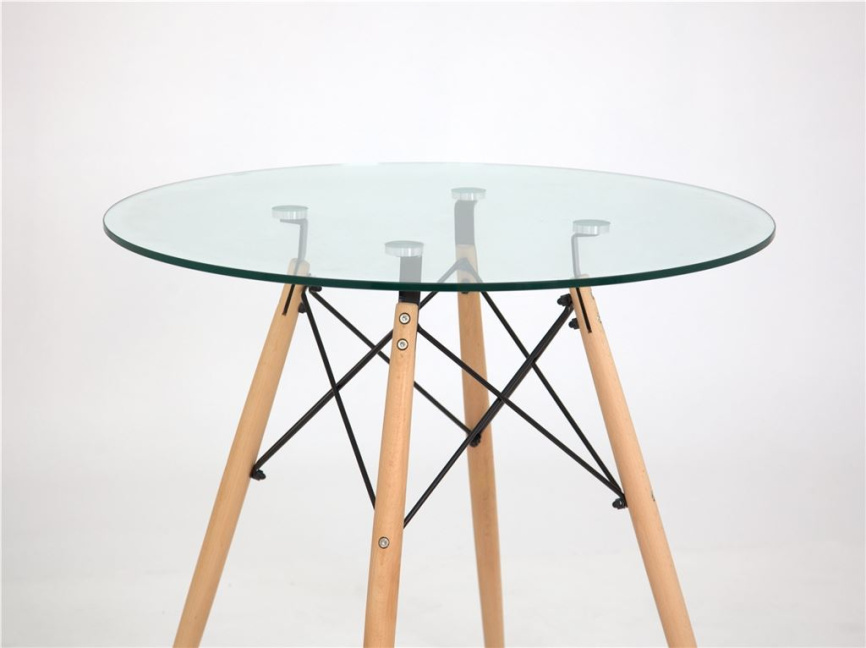 Стол 108-1-TD d-80G /Луи (СТЕКЛО) фото 2