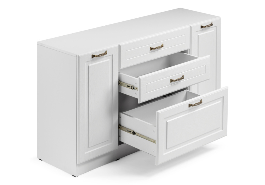 Комод Ливерпуль белый / ясень ваниль НМ-1012-100 фото 4