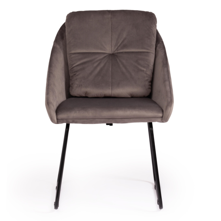 Кресло Star/Стар (мод. CY-1919) вельвет/металл, 68х60х88см, серый /черный фото 4