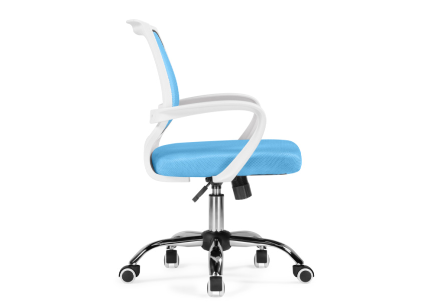 Компьютерное кресло Ergoplus blue / white фото 4