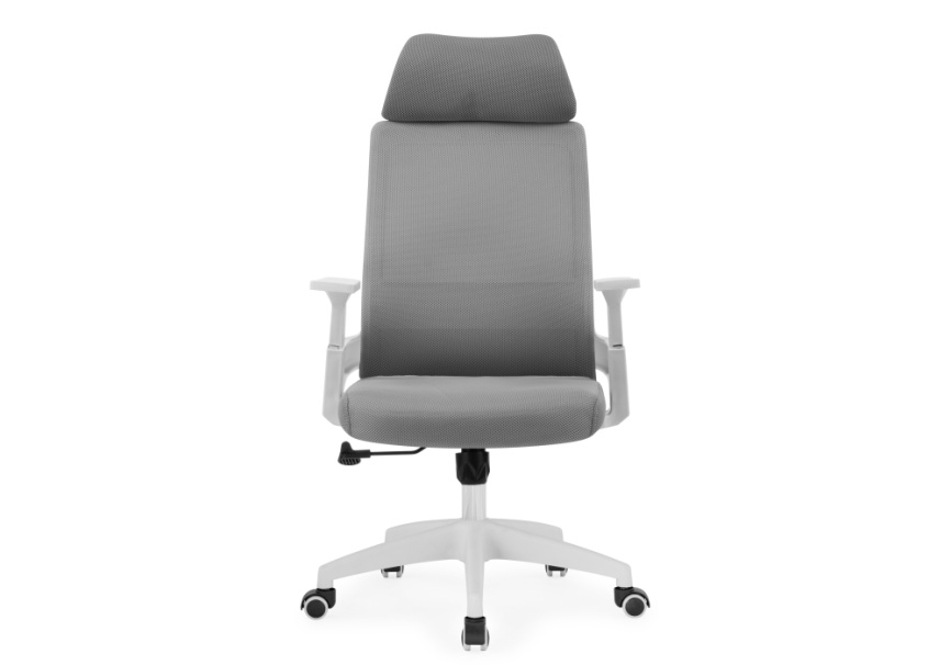Компьютерное кресло Flok gray / white фото 2