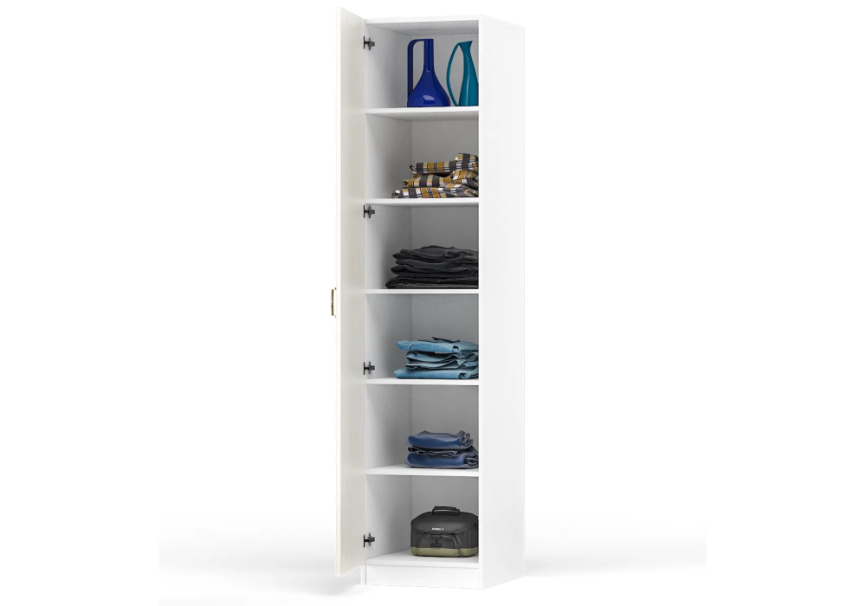 Шкаф Ливерпуль белый / ясень ваниль НМ-1012-100 фото 3