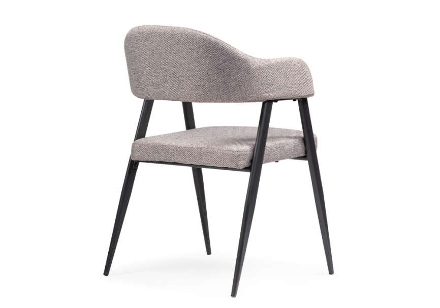 Стул на металлокаркасе Twin gray / black фото 4