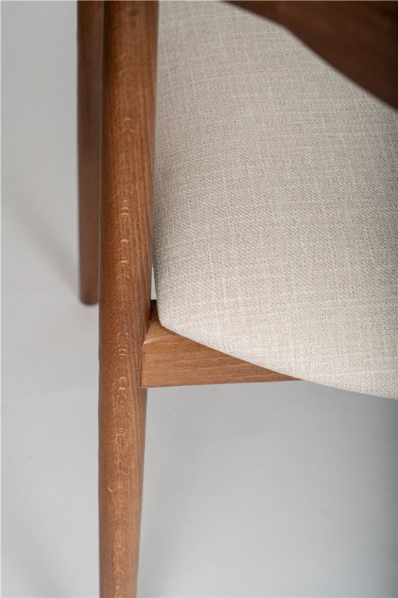 Полукресло венское Diona (светлый орех/ткань Тесла 01) фото 7