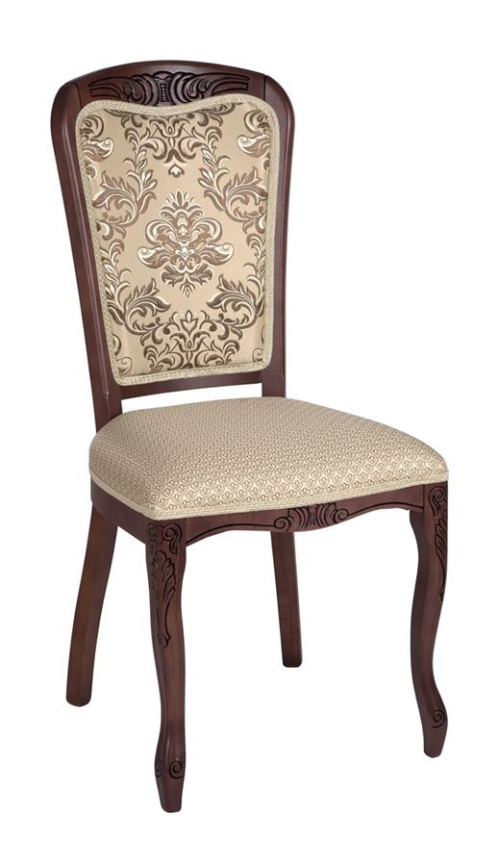 Стул Мартин С8 (тон 317 + патина черная/ткань Агата серая/компаньон (Ц)) фото 1