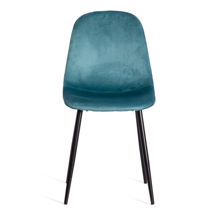 Стул BREEZE (mod. 4724) Велюр/металл , 44 х 53 х 87 см, Torquoise (бирюзовый ) HLR60 / черный фото 5
