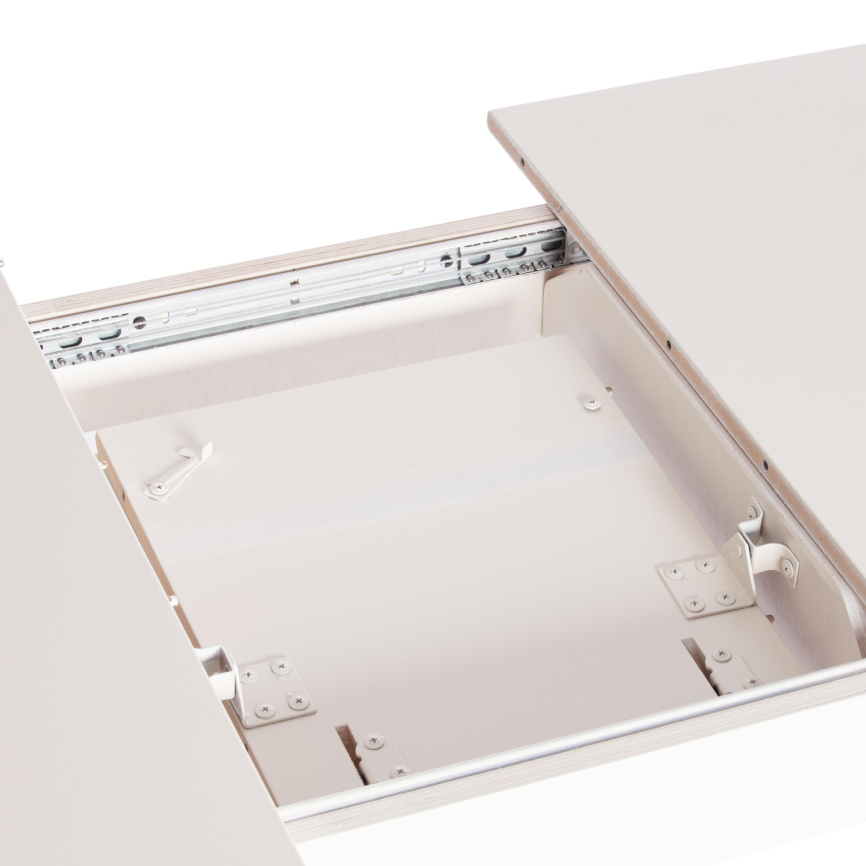 Стол обеденный раздвижной Катерина Прованс/Caterina Provence бук, МДФ, 100-130х70х75см, айвори вайт фото 9