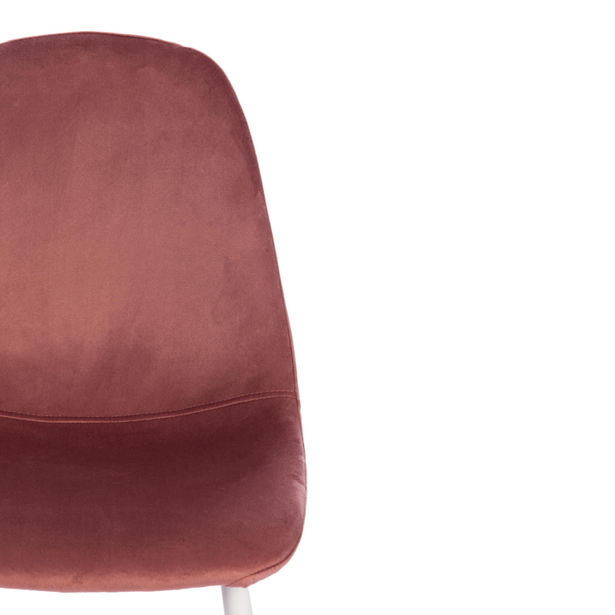 Стул BREEZE (mod. 4724) / 2 шт. в упаковке вельвет/металл, 44 х 53 х 87 см, Coral (коралловый) HLR44 фото 4