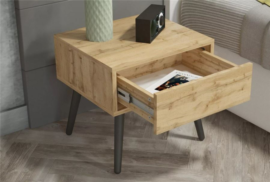 Прикроватная тумба "Хаук" (Дуб вотан/ТП02) фото 2