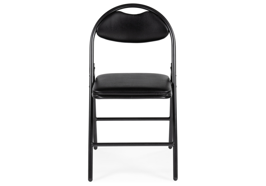 Стул на металлокаркасе Gikat черный / темный мусс фото 3