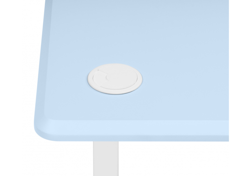 Компьютерный стол Маркос 120х75 голубой / белый фото 9