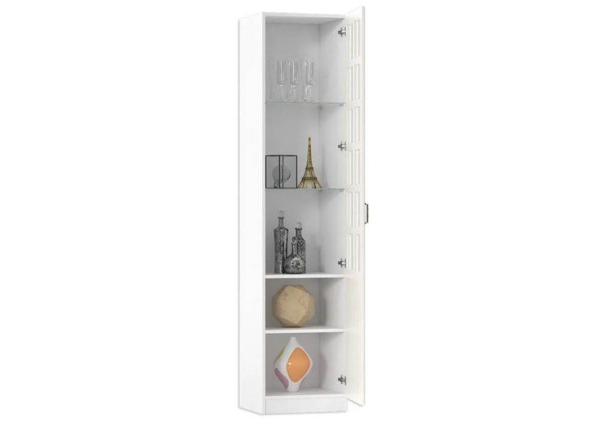 Шкаф Ливерпуль белый / ясень ваниль НМ-1012-100 фото 5