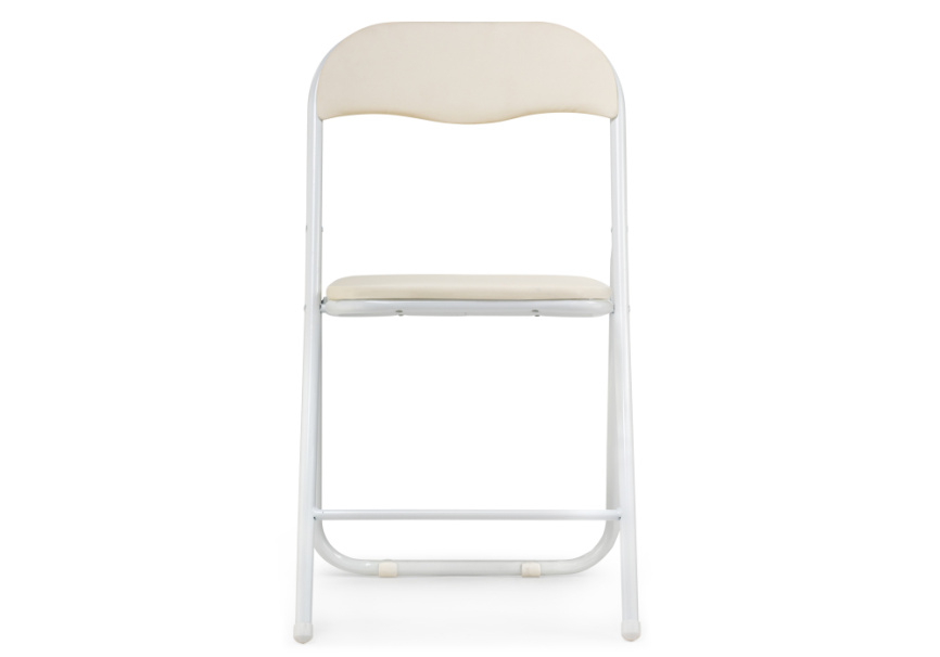 Стул на металлокаркасе Fold 1 складной beige / white фото 2