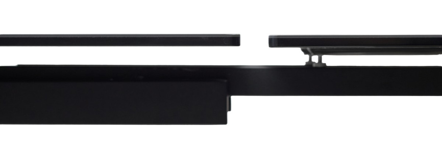 Стол FONDI 180 MARBLES NERO KL-116 Черный мрамор матовый, итальянская керамика/ черн.каркас, ®DISAUR фото 4