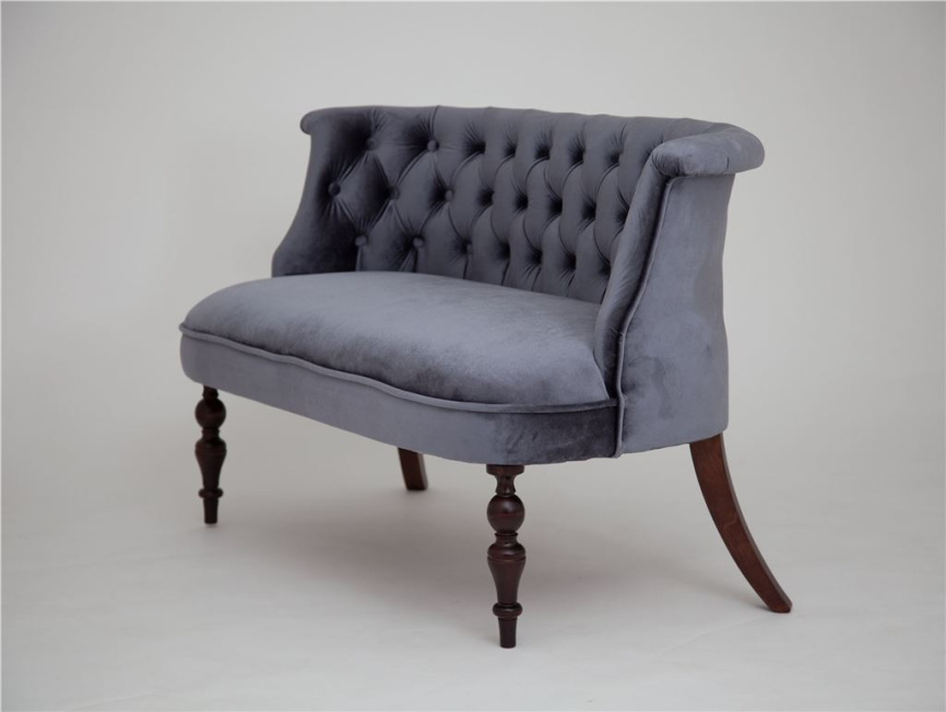 Диван Бархат (темный тон / 36 - голубовато-серый) фото 3