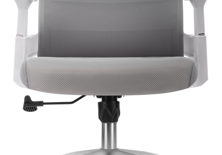 Компьютерное кресло Flok gray / white фото 9