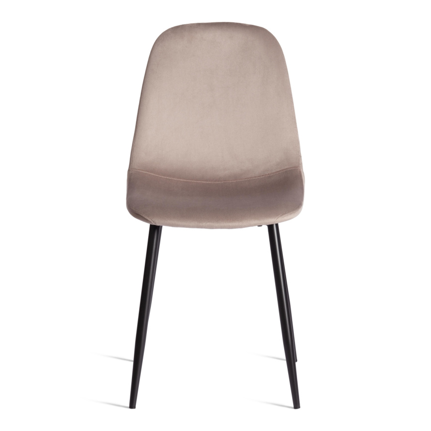 Стул BREEZE (mod. 4724) Велюр/металл , 44 х 53 х 87 см, Coffee (кофейный) HLR9 / черный фото 12
