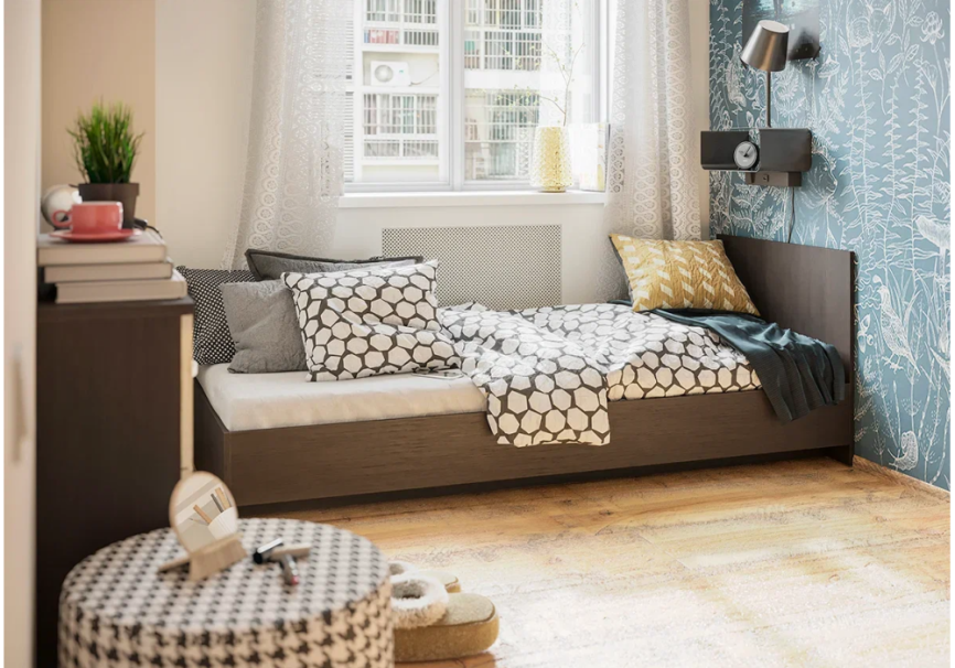 Кровать Адайн 80х200 венге / венге фото 5