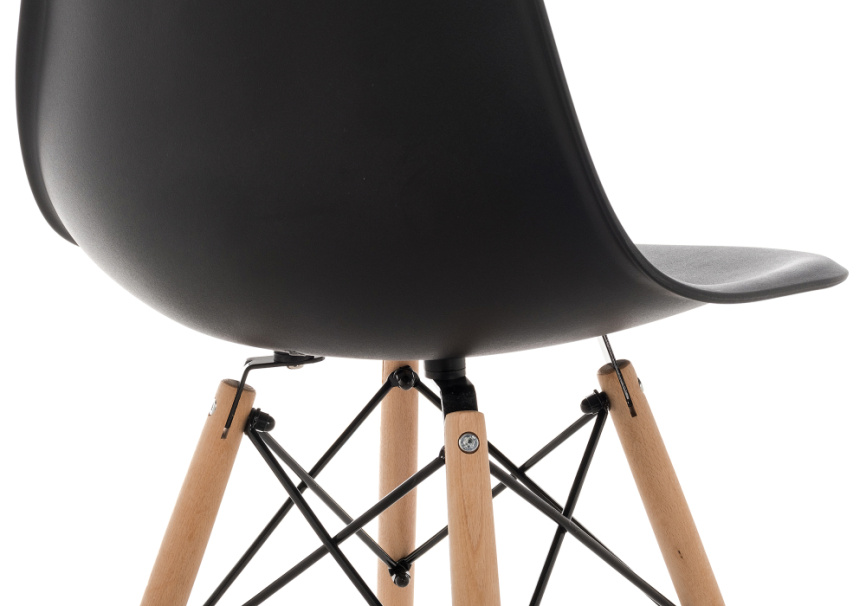 Пластиковый стул Eames PC-015 черный фото 9